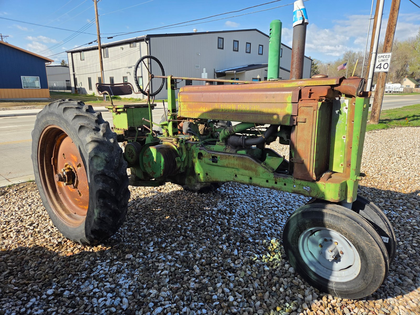 1949 John Deere Model A Tractor - Full size