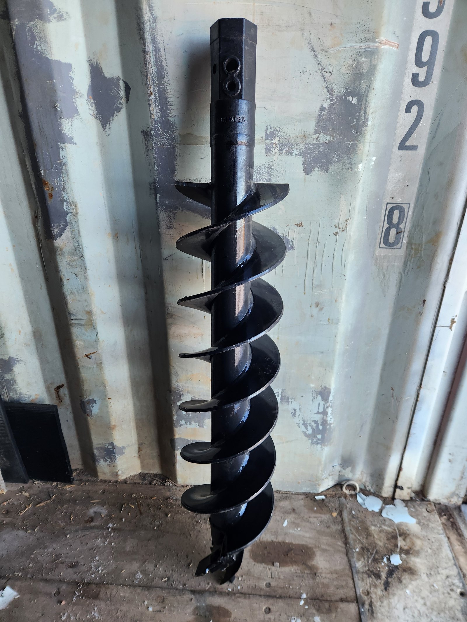 Haugen 10609 9" Fabricated Auger Bit 2" Hex - Full size