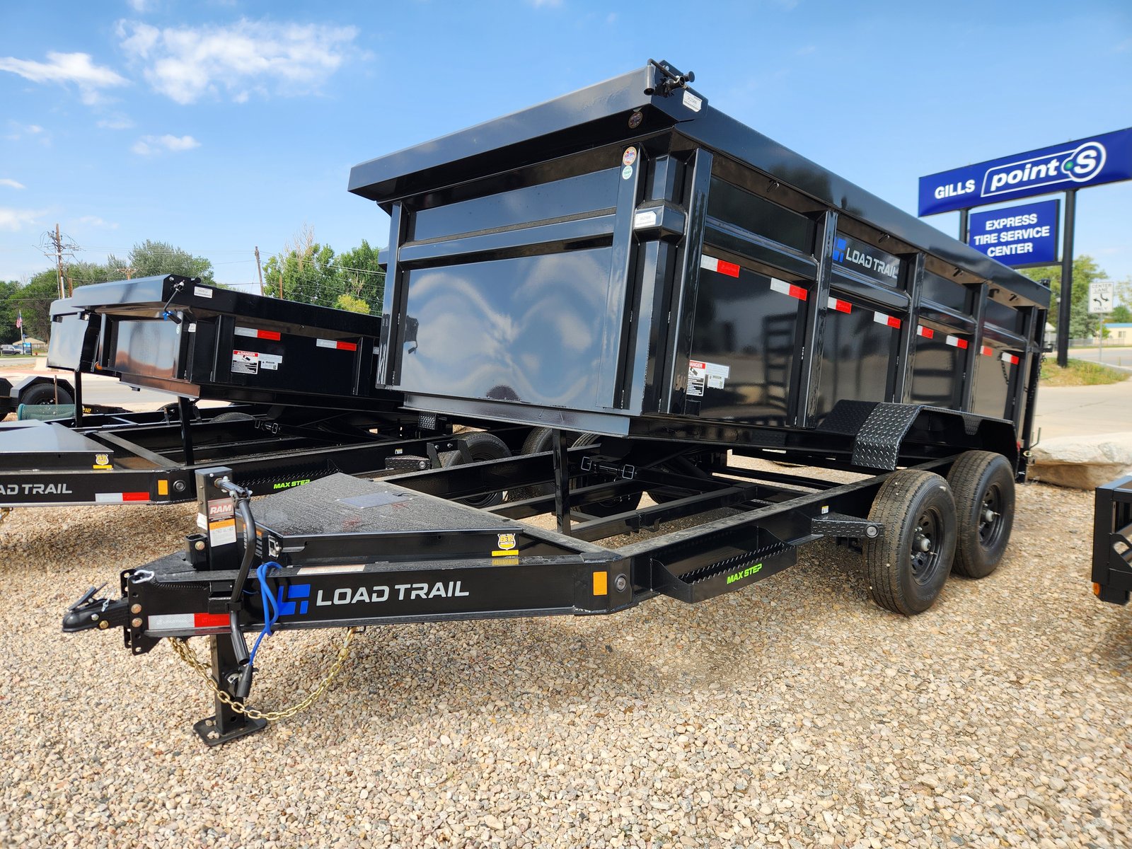 Load Trail 83"x14'x48" Dump Trailer 14K GVW, 14 ply tires - Full size