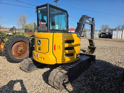 2024 Deere 50P Mini-Excavator, Only 830hrs, Long Arm, Hyd Angle Blade, Thumb, 3000hr/5 year Warranty - Image 4