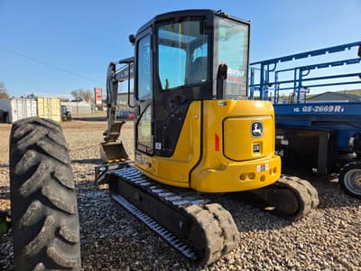 2024 Deere 50P Mini-Excavator, Only 830hrs, Long Arm, Hyd Angle Blade, Thumb, 3000hr/5 year Warranty - Image 3