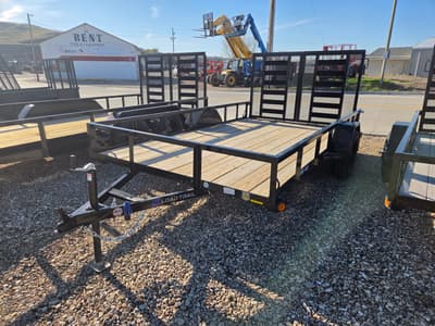 2026 Load Trail 83"x12' Utility Trailer Split HD Ramp Gate 3500lb GVW - Thumbnail 1