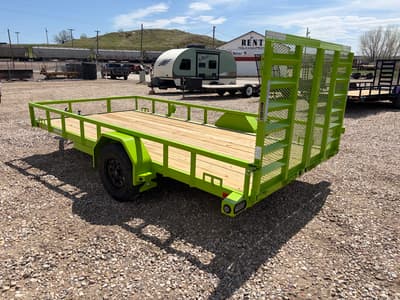 2026 Load Trail 83"x14' Utility Trailer Split HD Ramp 3500LB - Image 4