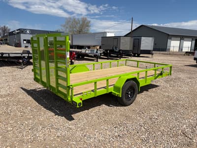 2026 Load Trail 83"x14' Utility Trailer Split HD Ramp 3500LB - Image 3