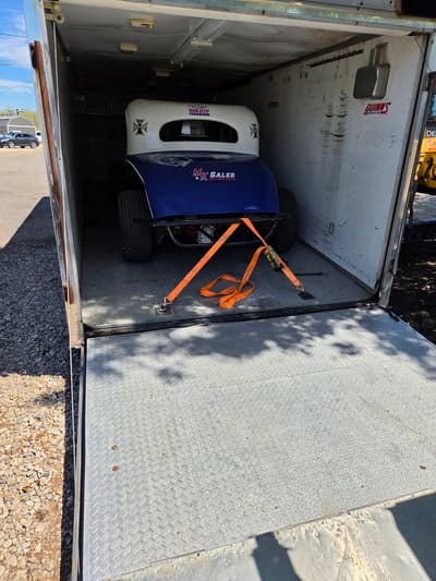 1997 Cargo Mate 102"x28' Enclosed Race Trailer - Image 5