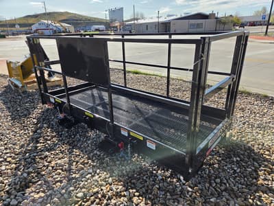 Haugen MWP 4x116 4'x9'8" Work Platform for Telehandlers with End Fork Slots - Image 3
