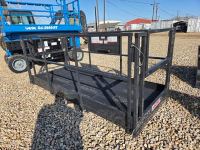 Haugen MWP 4x116 4'x9'8" Work Platform for Telehandlers with End Fork Slots - Image 2