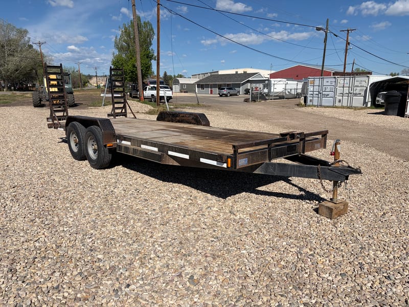 2010 Diamond C 83"x20' 14K Stand-up Ramp Equipment Trailer 14 ply tires, spare