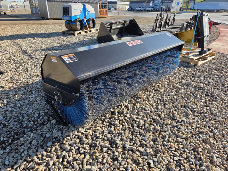 2026 Haugen HAB 84-H 84" Hydraulic Angle Broom LIKE NEW DEMO UNIT!