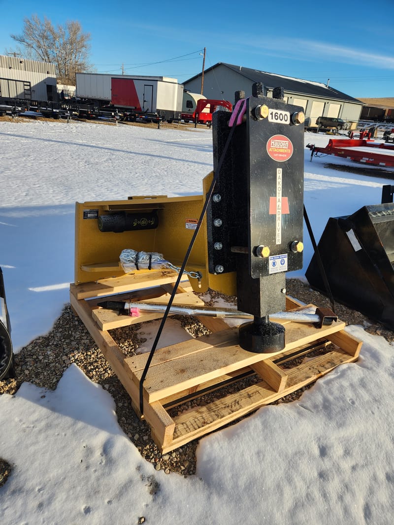 Haugen PD-1600 Hydraulic Post Pounder
